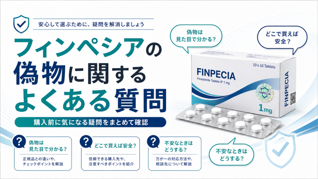 フィンペシアの偽物に関するよくある質問