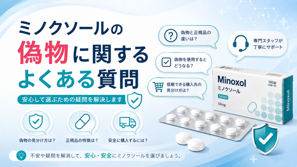 ミノクソールの偽物に関するよくある質問