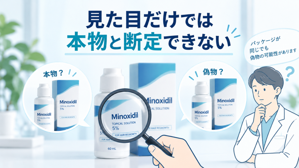 見た目だけでは本物と断定できない