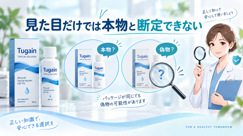 見た目だけでは本物と断定できない