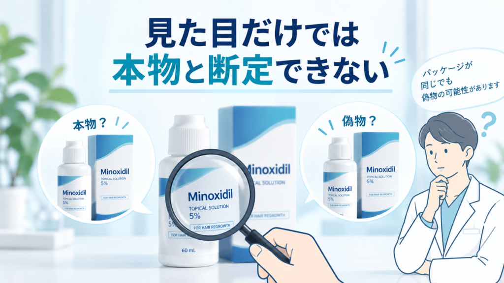 見た目だけでは本物と断定できない