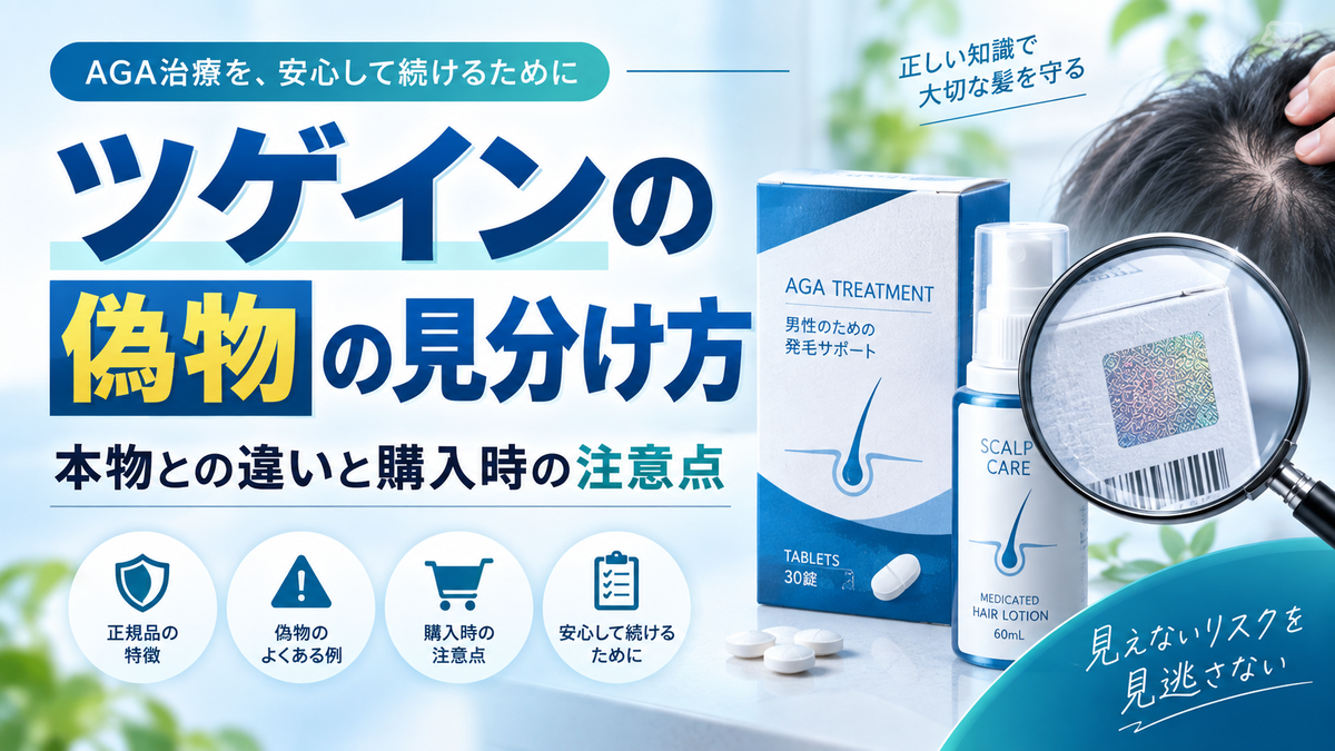 ツゲインの偽物の見分け方｜本物との違いと購入時の注意点